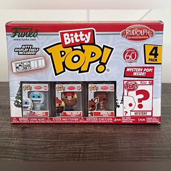 Brand New Rudolph the red-nosed reindeer Funko bitty pops - Picture 1 of 4
